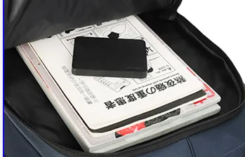 Secondary compartment with books and a device
